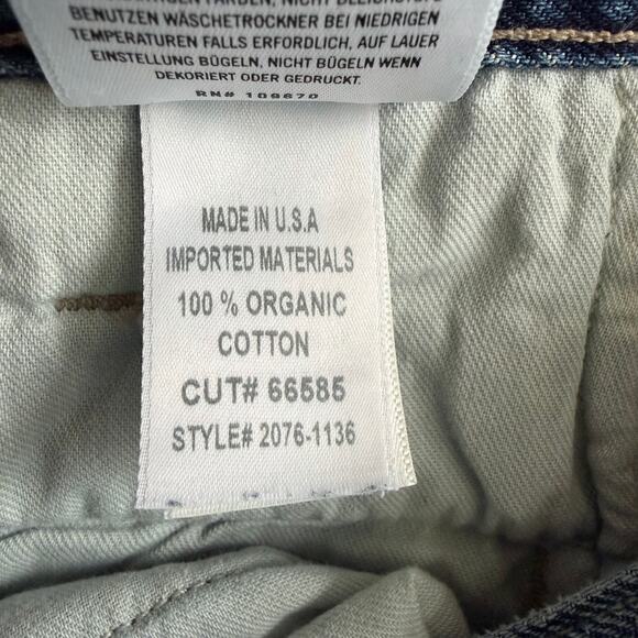 Citizens of Humanity Gaucho Trouser Jeans in Vista Blue Size 24 - Picture 8 of 15